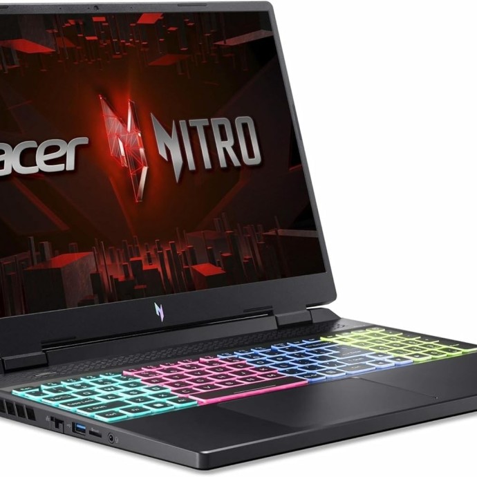 Acer Nitro 16 | I7 13620H | 16GB | 512GB | RTX4050 6GB | Finger Print | Backlight Keyboard 15.6" 165HZ | 1 year warranty Image