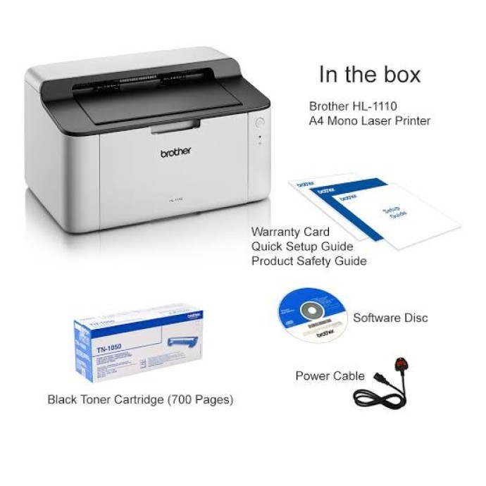 Brother HL-1110 Compact Single-Function Laser Printer Image