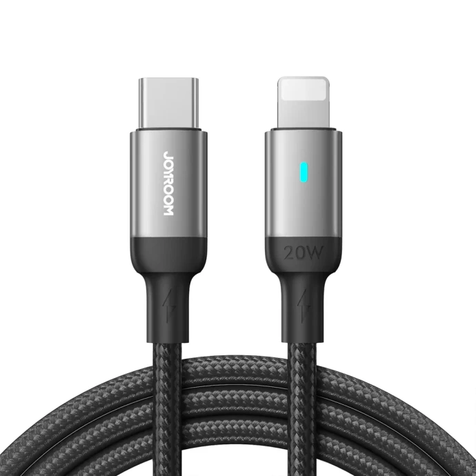 S-CL020A11 Surpass Series 20W Type-C to Lightning Fast Charging Data Cable 1.2m-Black Image