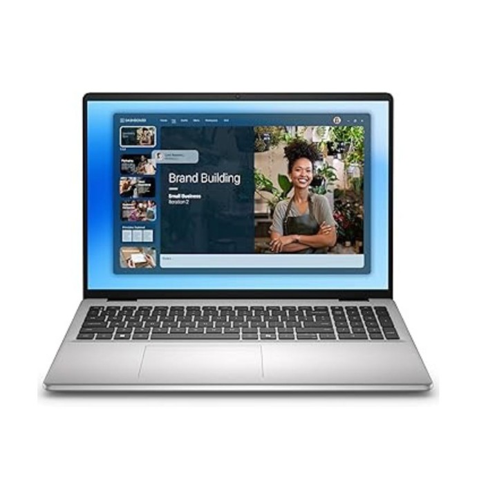 DELL 16 DC16251 Core 5 120U 8GB RAM 512GB SSD 16" Touch FHD Display Backlit Silver 1-Year Warranty | Windows 11 Image