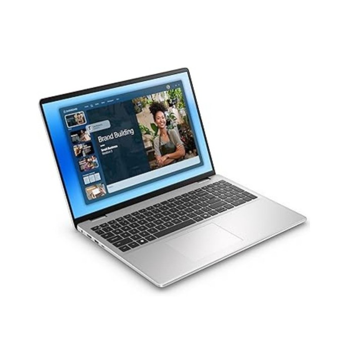 DELL 16 DC16251 Core 5 120U 8GB RAM 512GB SSD 16" Touch FHD Display Backlit Silver 1-Year Warranty | Windows 11 Image