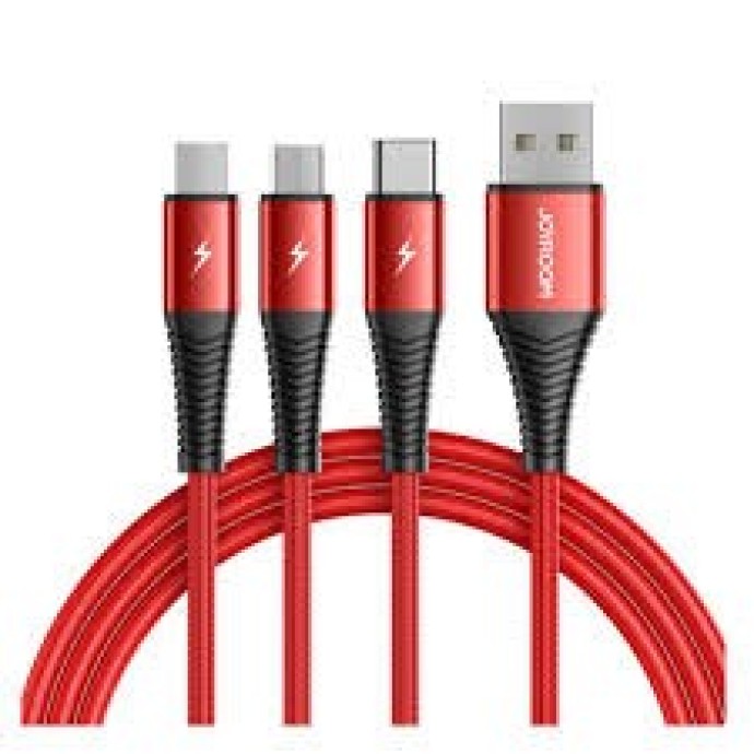 S-L422 prime series 3 in 1 charging cable black/red Image