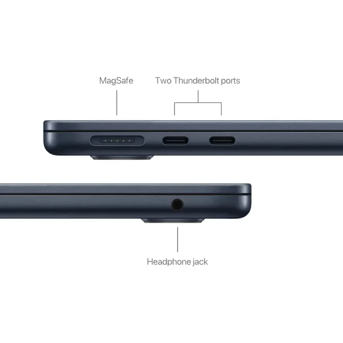 Apple Macbook Air M2 13.6" (2560 x 1664) Liquid Retina Display | 16GB Unified Memory | 256GB SSD Storage | 8-Core CPU | 8-Core GPU | 1 Years Authorized Warranty Image
