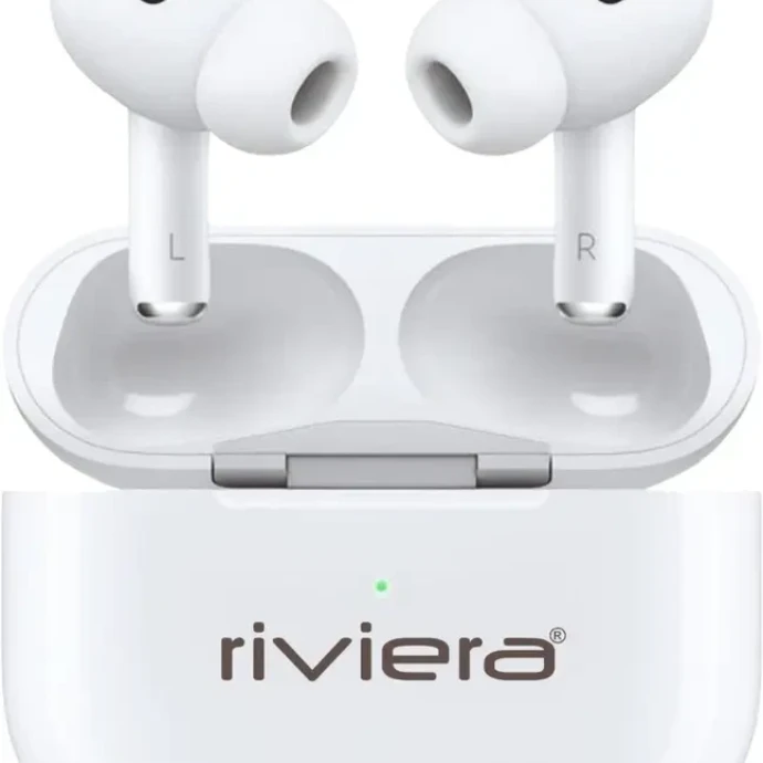Riviera R004 | True Wireless Earbuds | 12hr Playback | Bluetooth 5.2 | Type-C Charging | Water-Resistant | Lightweight Case Image