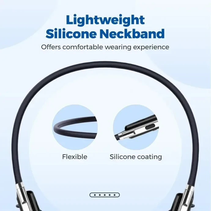 Riviera Neckband Zink | Bluetooth 5.1 | 22hr Battery | Magnetic Buds | Type-C Charging | Sweatproof | Lightweight Design Image